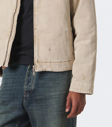 Giacca blouson in canvas con velluto a coste - Balenciaga - Modalova