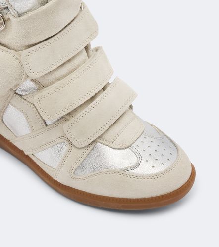 Bekett suede and metallic leather sneakers - Isabel Marant - Modalova