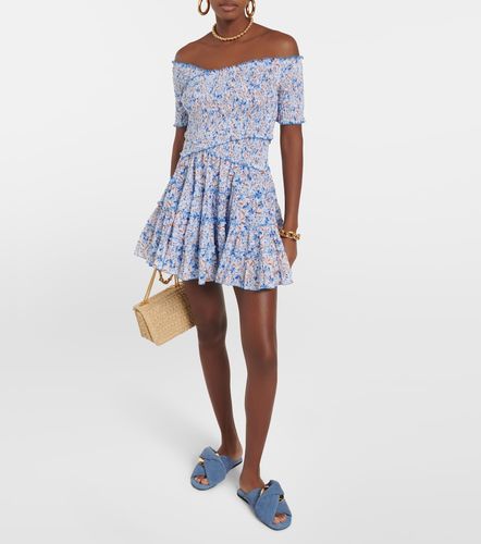 Soledad floral cotton minidress - Poupette St Barth - Modalova