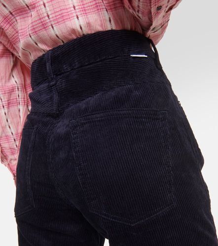 Pantalones Rwan de pana de algodón y lino - Marant Etoile - Modalova