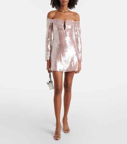 Sequined off-shoulder minidress - Self-Portrait - Modalova