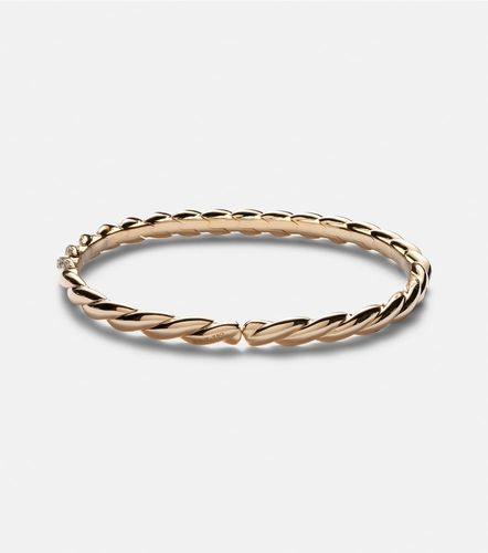 Pulsera Sculpted Cable Flex® de oro de 18 ct con diamantes - David Yurman - Modalova