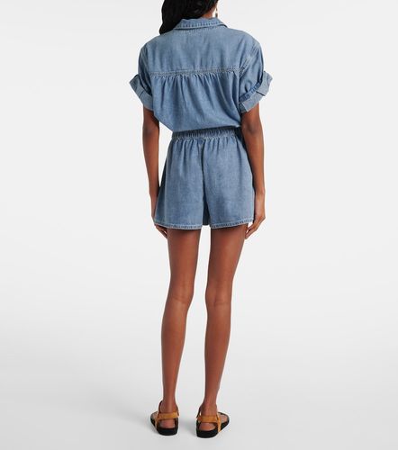 Wilder high-rise denim shorts - Veronica Beard - Modalova