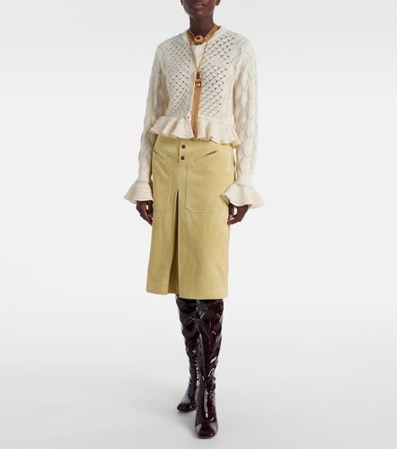 Chloe Suede midi skirt - Chloe - Modalova