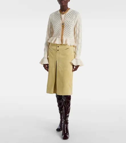 Chloe Suede midi skirt - Chloe - Modalova