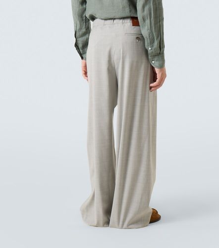 Loewe Wool wide-leg pants - Loewe - Modalova