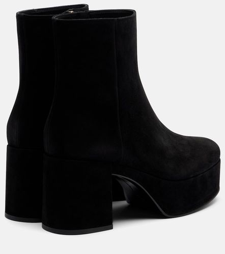 Botines con plataforma Sally de ante - Gianvito Rossi - Modalova