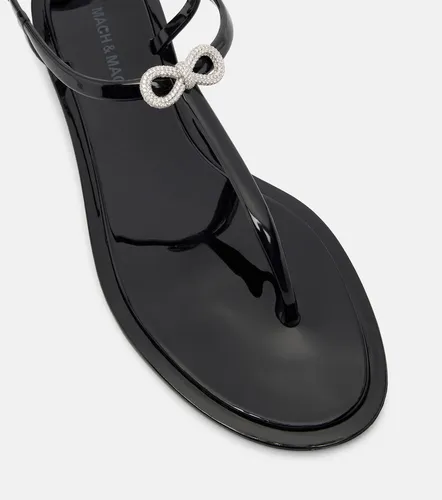Riviera embellished thong sandals - Mach & Mach - Modalova