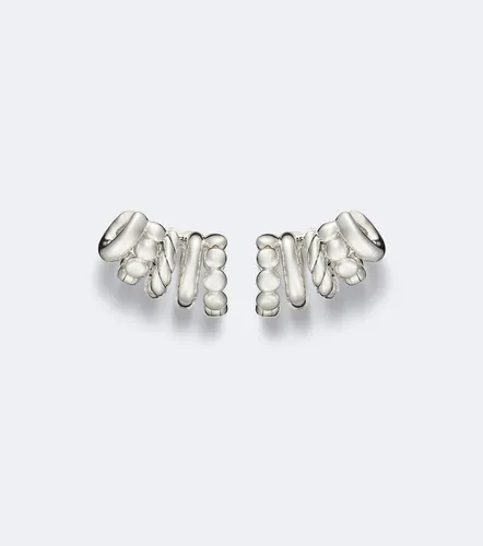 Orecchini a cerchio DY Mercer® in oro 18kt e sterling con diamanti - David Yurman - Modalova