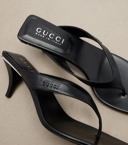 Vittoria leather thong sandals - Gucci - Modalova