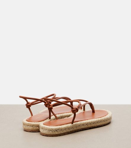 Sandali espadrillas in pelle - Gianvito Rossi - Modalova