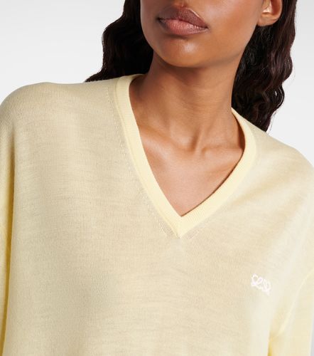 Pullover Double L asimmetrico in lana - Loewe - Modalova