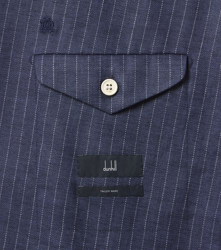 Blazer doppiopetto in lino a righe - Dunhill - Modalova