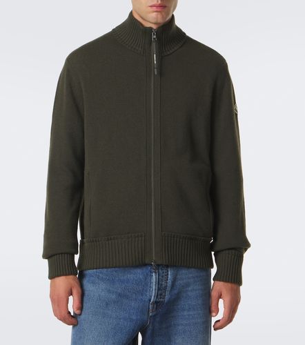 Cárdigan de lana y cachemir con cremallera - Moncler - Modalova