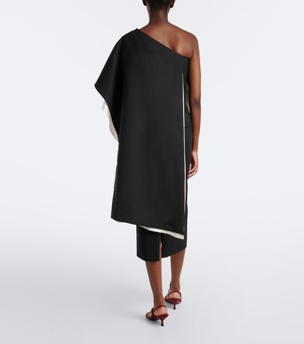 One-shoulder caped wool-blend top - Rohe - Modalova