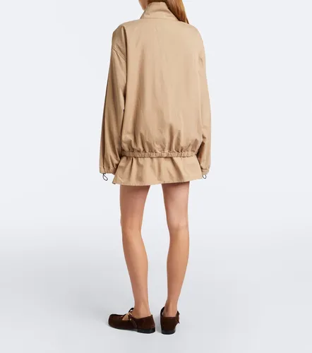 Minifalda de gabardina de algodón - Miu Miu - Modalova