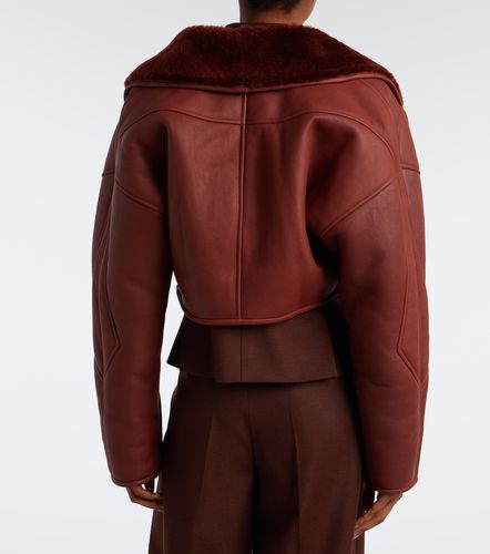 Max Mara Cropped leather jacket - Max Mara - Modalova