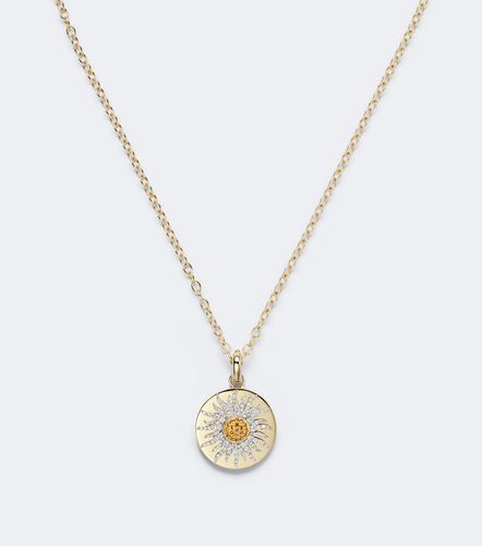 Yvonne Léon Collana Mini Roi Soleil in 18kt con diamanti e citrini - Yvonne Leon - Modalova