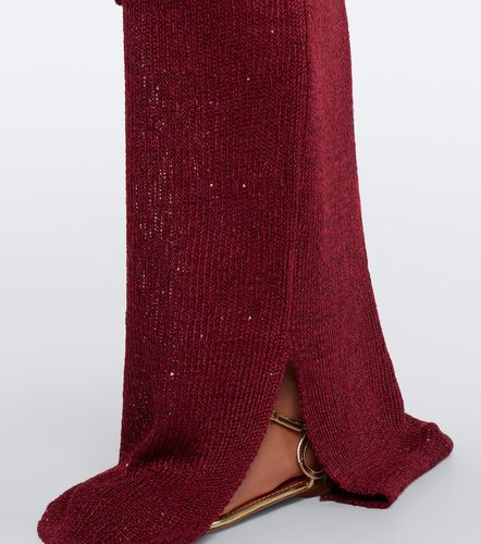 Gonna lunga Alma in maglia con paillettes - Bananhot - Modalova