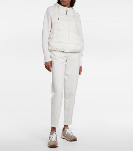 Wool and cashmere-blend knit jacket - Brunello Cucinelli - Modalova
