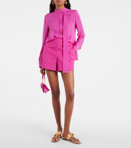 Valentino VLogo cotton-blend shorts - Valentino - Modalova