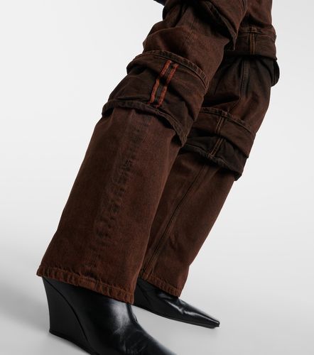 Layered high-rise wide-leg jeans - Y/Project - Modalova