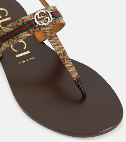 Sandalen Interlocking G mit Leder - Gucci - Modalova