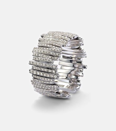 Classic Milli 18kt white gold ring with diamonds - Suzanne Kalan - Modalova