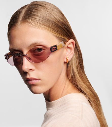 Occhiali da sole cat-eye Baguette - Fendi - Modalova