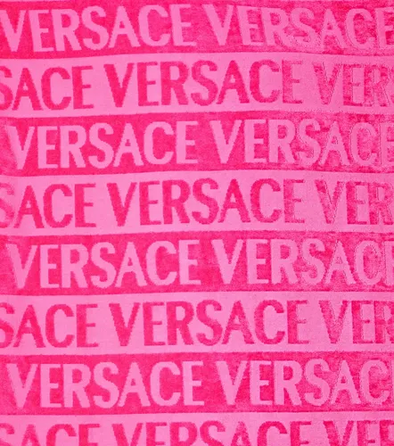 Bata Versace Allover de rizo de algodón - Versace Home - Modalova