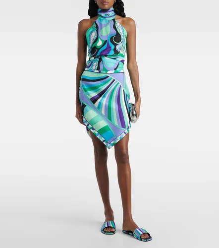Minifalda Iride de seda estampada - Pucci - Modalova
