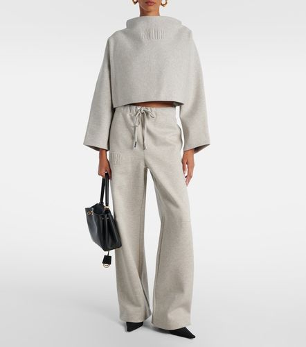 Embossed logo cotton sweatpants - Jean Paul Gaultier - Modalova