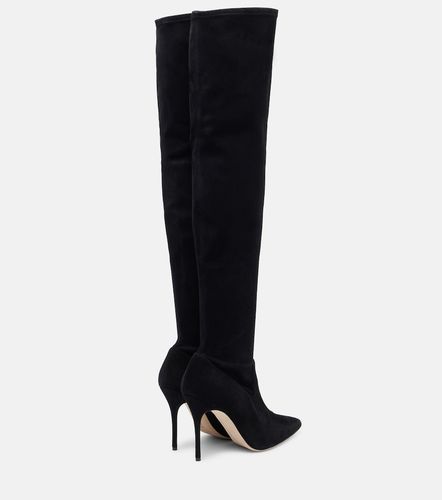 Pascalarehi 105 suede over-the-knee boots - Manolo Blahnik - Modalova