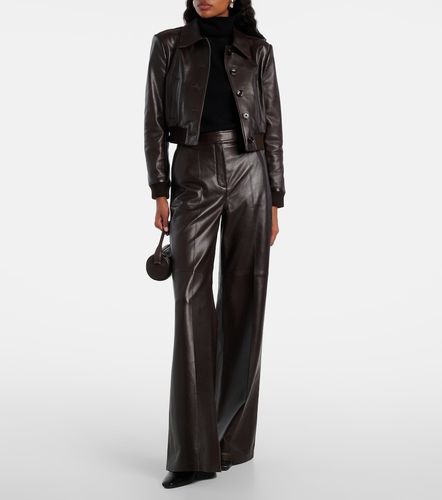 Sleek Statement cropped leather jacket - Dorothee Schumacher - Modalova