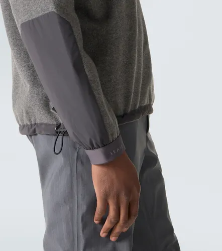 Wool and cashmere jersey jacket - Sease - Modalova
