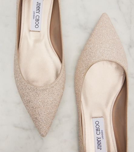 Bailarinas Love con glitter - Jimmy Choo - Modalova
