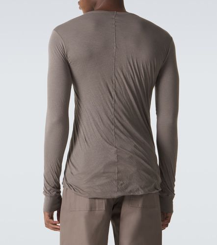 Top de jersey de algodón drapeado - Rick Owens - Modalova