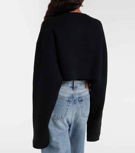 Toteme Cropped wool-blend cardigan - Toteme - Modalova
