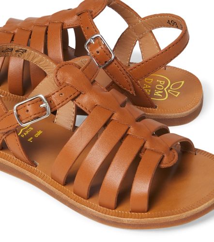Sandalias Plagette Strap de piel - Pom d'Api - Modalova