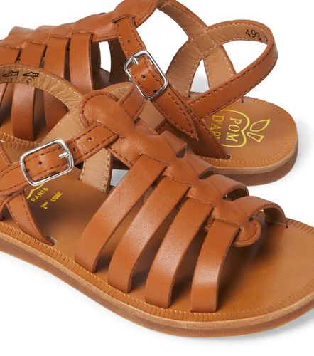 Sandalias Plagette Strap de piel - Pom d'Api - Modalova