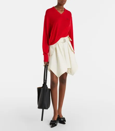 Cotton and silk gabardine miniskirt - Loewe - Modalova