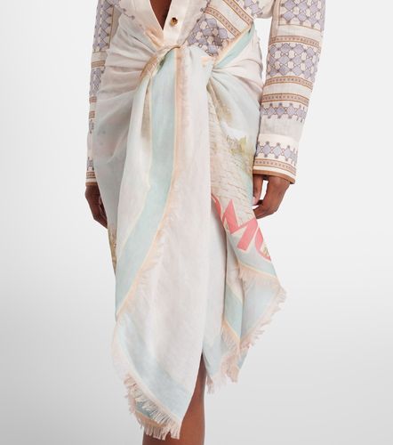 Pareo estampado Como con flecos - Zimmermann - Modalova