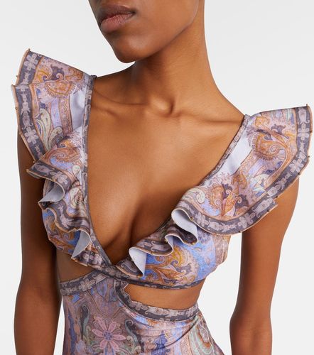 Bañador Como estampado con aberturas - Zimmermann - Modalova