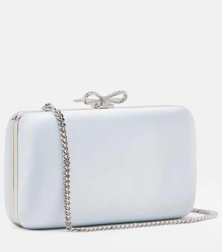 Self-Portrait Clutch Bow in raso - Self-Portrait - Modalova