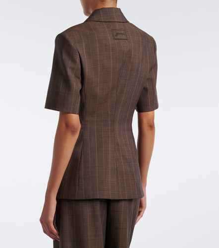 Ganni Striped wool blazer - Ganni - Modalova