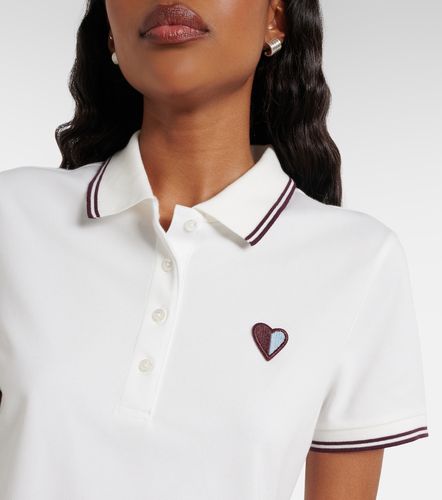 Polo de piqué en mezcla de algodón - Tory Burch - Modalova