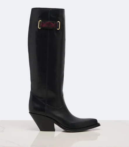 Azelan leather knee-high boots - Chloe - Modalova