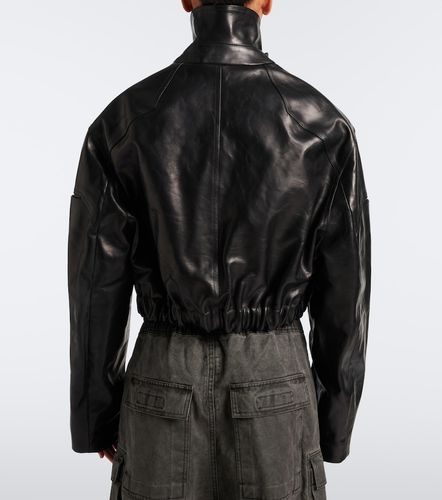 Rick Owens Cropped-Lederjacke - Rick Owens - Modalova