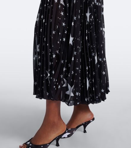 Vestido largo estampado plisado - Dolce&Gabbana - Modalova