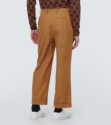 Pantaloni Dusk in cotone e cashmere - Wales Bonner - Modalova